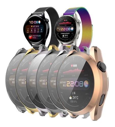 Case Protector Mica Compatible Huawei Watch 3 / 3 Pro
