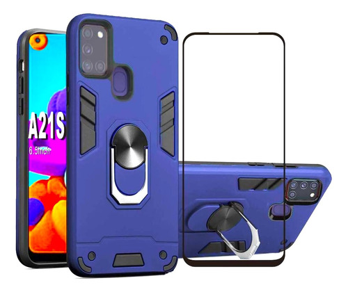 Carcasa Antishock Reforzada Para Samsung + Lamina Completa