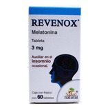 Revenox Melatonina 3 Mg 60 Tabs  / Auxiliar Insomnio
