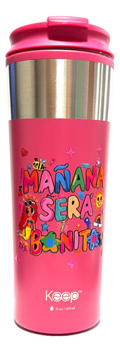 Mug Vaso Karol G Mañana Sera Bonito - Keep 450ml 