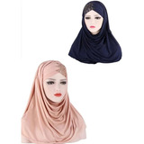 2 * Mujeres Árabes Que Usan Hijab Minimalista