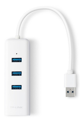 Adaptador Usb A Rj45 Ethernet Giga Tp-link Ue330 + Hub 3 Usb