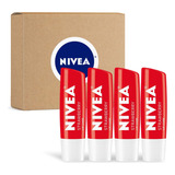 Labial Nivea X 4 Unidades Fresa - g a $4500