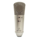 Microfono Condenser Behringer B-1 Diafragma Grande Color Gris