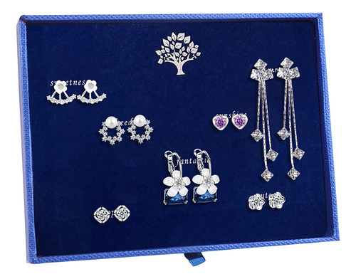 Set De Regalo H Silver Jewelry Para Mujer, Juego De Joyas De