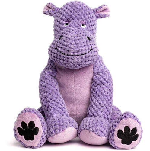 Peluche Para Perros Medianos Y Grandes Hippo Morado