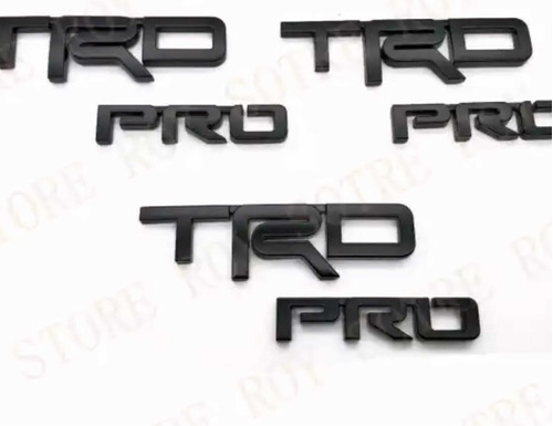 Emblema Aplique Lateral Trd Pro Toyota 4runner Metal Foto 3