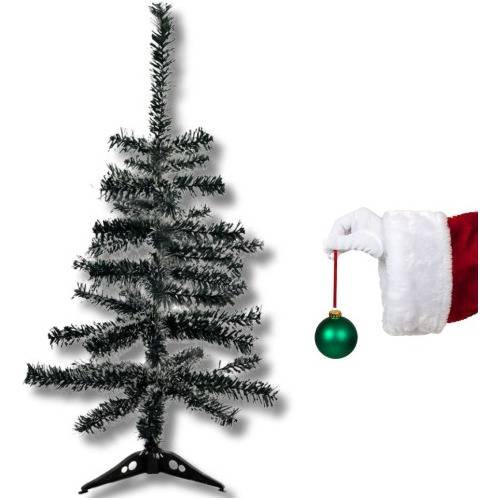 Árvore De Natal Pinheiro Luxo Verde Nevada 90 Cm 70 Galhos