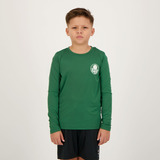 Camisa Palmeiras Brave Manga Longa Juvenil Verde