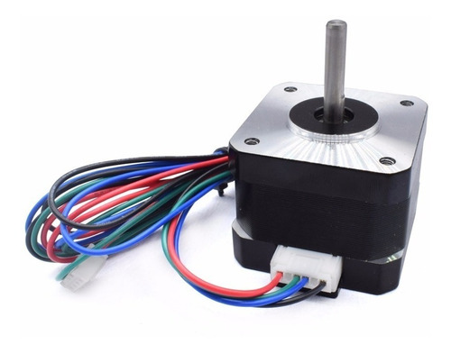 Motor Paso A Paso Nema 17 42bygh34h-23d - 12v - 0.4a - Cnc