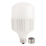 Lâmpada Led Bulbo 80w Base E27 + Adaptador E40 Branco Frio Cor Da Luz Branco-frio Bivolt