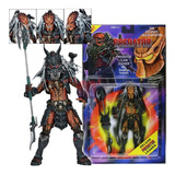 Predador Clan Leader Neca 21 Cm Deluxe Mascara Removivel 