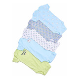 Set De 5 Pañaleros Ropa De Bebe Niño Niña Algodón Suave