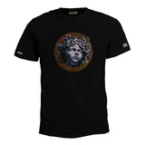 Camiseta Estampada Medusa Griega Estatua Serpientes Inp Bto 