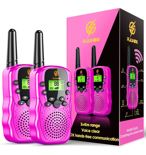 Walkie Talkies Para Nios, Paquete De 2: Regalos De Cumpleaos