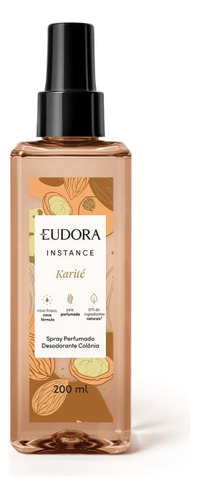 Perfume Desodorante Colônia Instance Karité 200ml Eudora