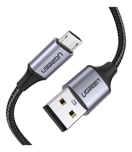 Carregador Veiculo Ugreen Usb A 42w + Suporte+cabo Micro Usb