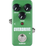 Kokko Overdrive Pedal Analógico Para Guitarra Eléctrica