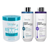 Kit Botox Capilar E Progressiva Forever Liss Zero Salão