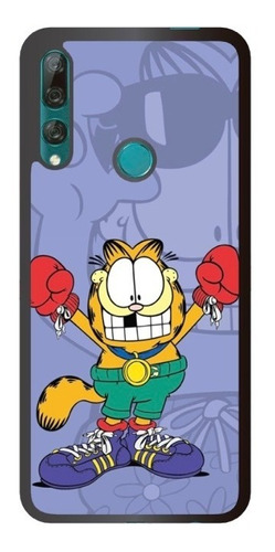 Funda Protector Para Huawei Garfield Gato Box Personaje
