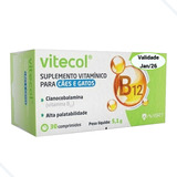 Suplemento Vitamínico Vitecol Avert Para Cães Gatos 30 Comp