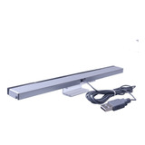 01 Barra Sensor Bar Wii Ou Wii U Usb Pc + Suporte Acrílico