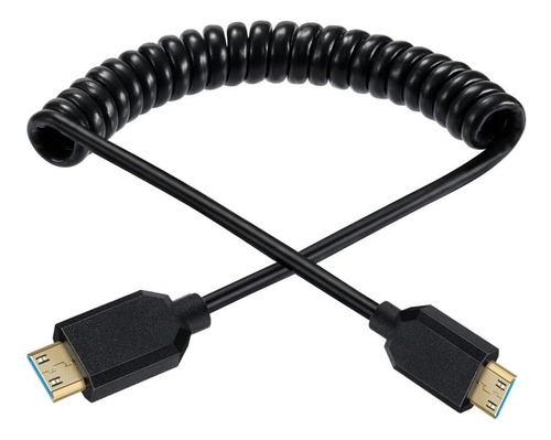 Qaoquda 8k Mini Hdmi Cable En Espiral, 48 Gbps De Velocidad 