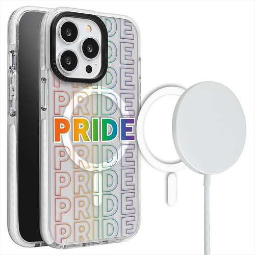 Funda Para iPhone Magsafe Lgbt Pride Gay Colores Arcoíris  