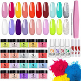 Kit De Uñas De Polvo De Inmersión Adecuado Para Manicura Fra