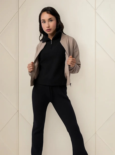 Pants Tipo Jogger En Tejido De Suéter Suave Para Mujer | Meses sin interés