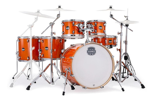 Batería Acústica Mapex Mars 6 Piezas C/hw Mm529sf-6pch-og-s Color Color Naranja