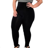 Legging Academia Moda Plus Size Calça Suplex Cós Alto Grossa