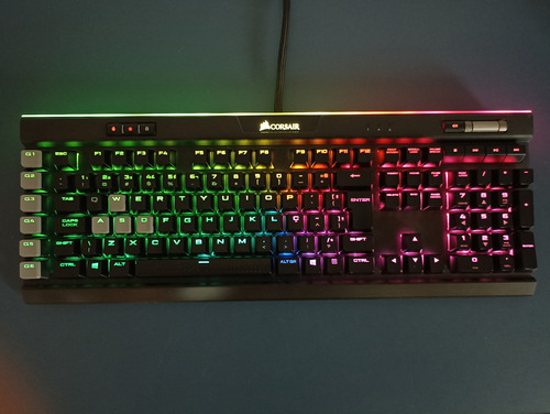 Teclado Mecânico Corsair Platinum K95 Rgb Cherry Mx Abnt2