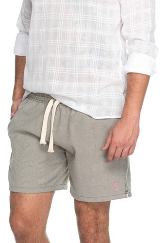 Short Curto Masculino Conforto Algodão Tweed Floripa