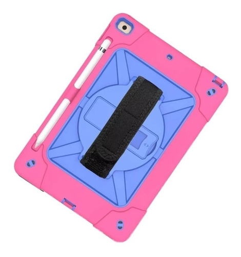 Funda Uso Rudo Con Correa Para iPad 5 6 7 8 9 Air Mini 10.2