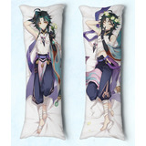 Capa Dakimakura 1,60x50cm  Genshin Impact Xiao 12