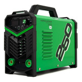 Soldadora Inverter Mma 250 Amp Igbt Salkor Iep2500 Color Verde Claro Con Negro Frecuencia 50