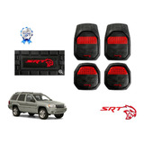 Tapetes 4pz Charola 3d Logo Srt Grand Cherokee 1999 A 2004