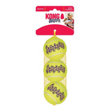 Pelota Para Perro Kong Ball Squeak Air Talla M 3 Unidades