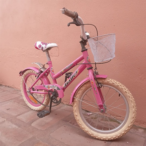 Bicicleta  Halley Rodado 16 Color Rosa (casi Sin Uso)
