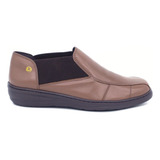 Zapato Para Diabético O Pie Delicado Cuero Mujer 5982