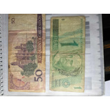 Nota De 1 Real Em Papel, 50 Cinquenta Cruzados