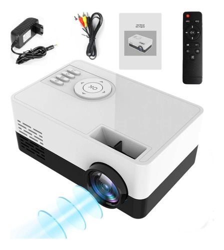 Mini Proyector Led Hd Portátil Projector + Control Remoto