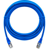 Kit Patch Cord Cat5e Blindado Azul 6 Metros + 20 Metros