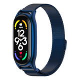 Correa De Reloj Azul Inoxidable Para Xiaomi Mi Band 7/7