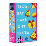 Taco Hat Cake Gift Pizza Juego De Mesa  Blue Orange