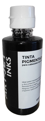Botella Tinta Alternativa Negro Pigmentado Hp Y Canon 135ml