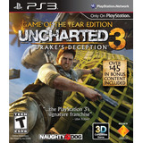 Uncharted 3: Drake's Deception Game Of The Year Ps3  Fisico