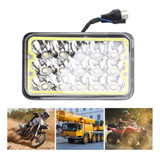 Faros Unidad 4x6 15 Led Cob, Arillo Alta Y Baja H4 1pcs