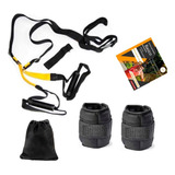 Kit Bandas De Suspencion Y Pesas Tobilleras 10 Lb 